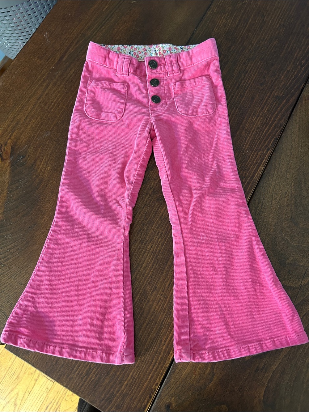Carter's Bright Pink Corduroy Flared Pants